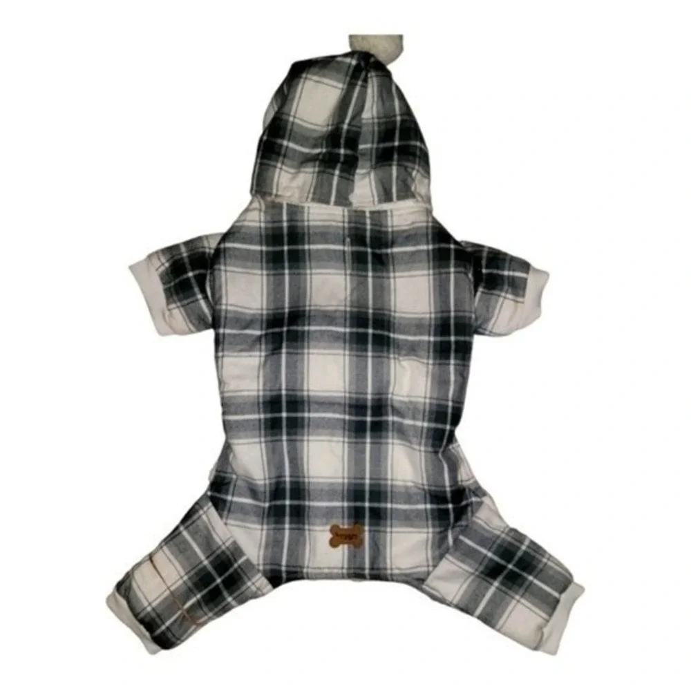 Koolaburra Large Pet Snowsuit with Plaid‎ Pattern NWOT